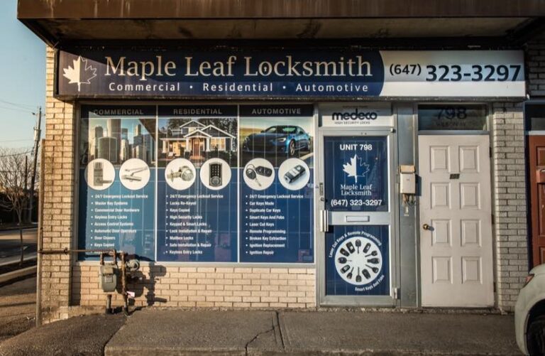 Locksmith Toronto | Maple Leaf Locksmith store front