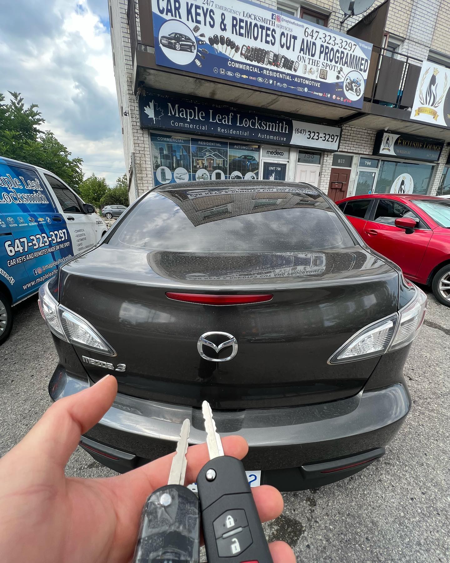 mazda car key