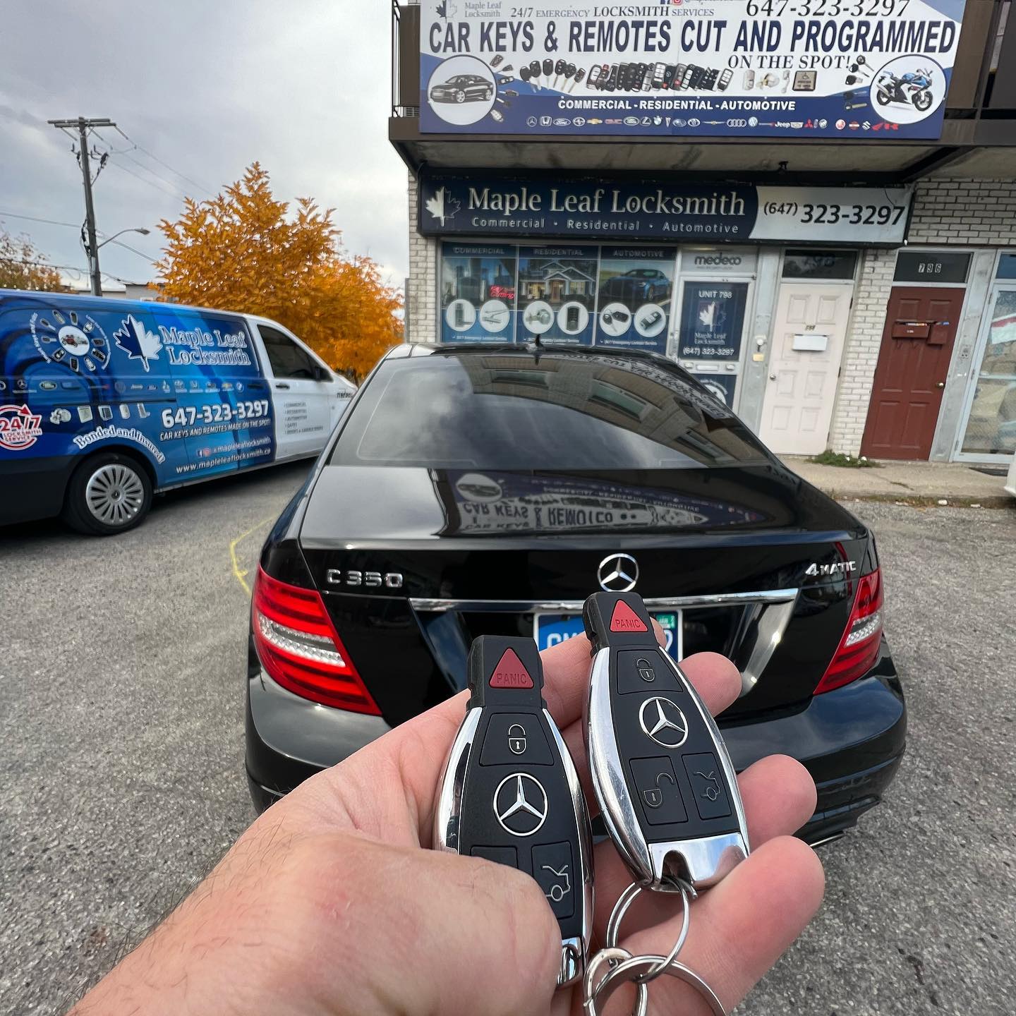Mercedes car key