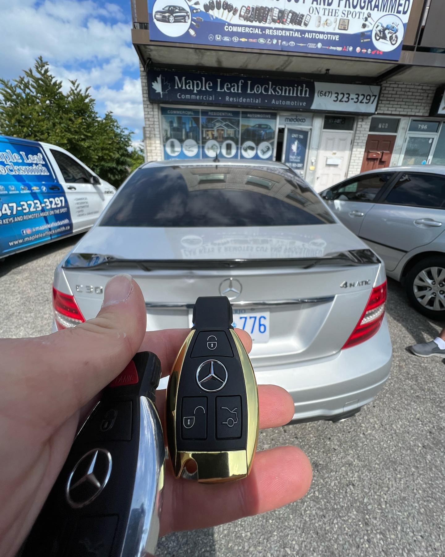 Mercedes car key