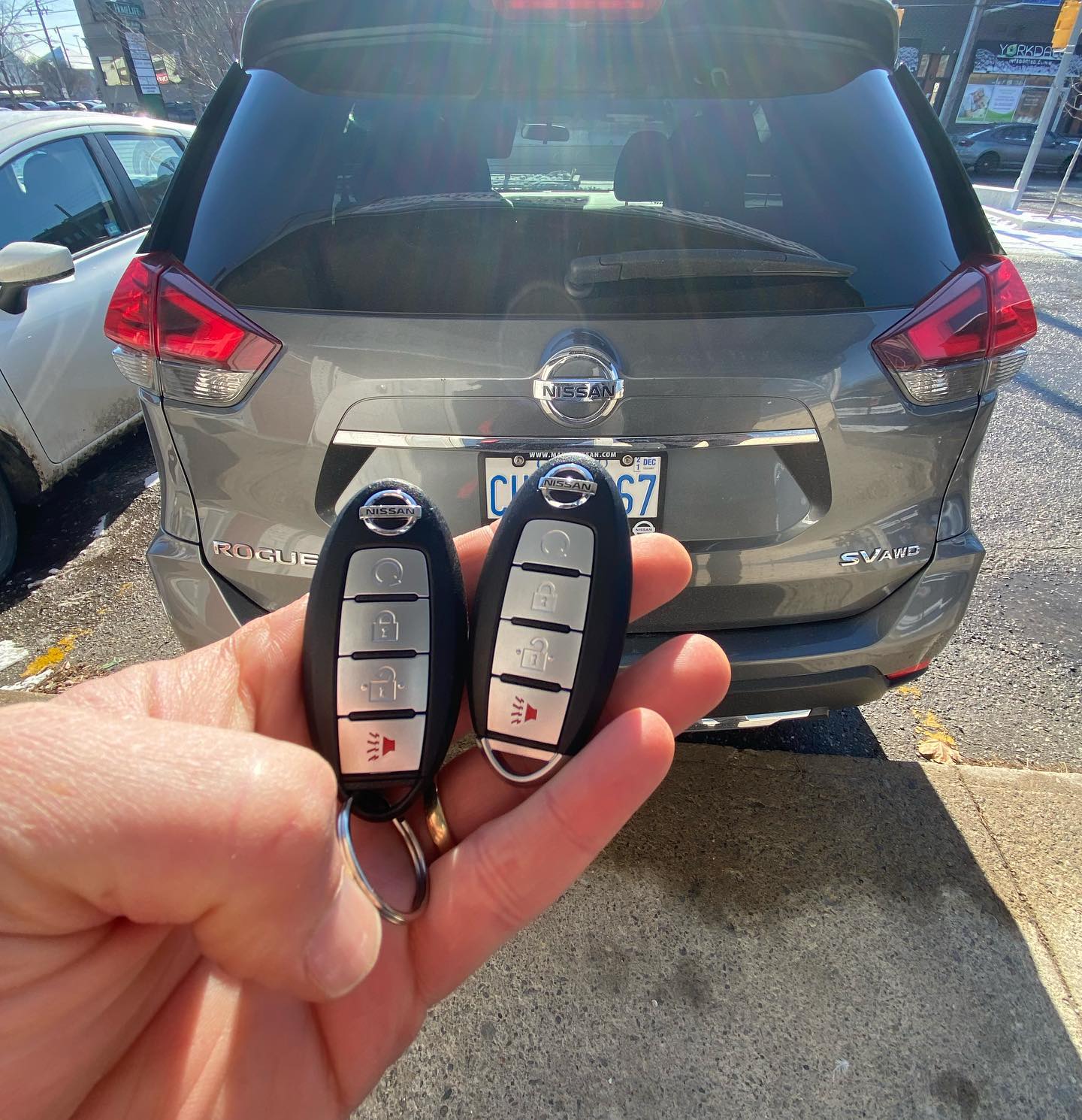 Nissan car key